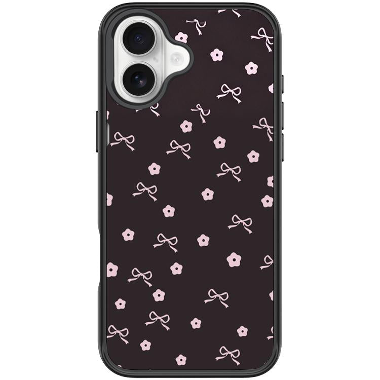 Bow Flower Pattern Magnetic Phone Case, For iPhone 17 Pro Max, For iPhone 17 Pro, For iPhone 17, For iPhone Air