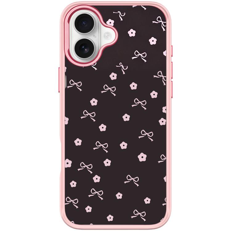 Bow Flower Pattern Magnetic Phone Case, For iPhone 17 Pro Max, For iPhone 17 Pro, For iPhone 17, For iPhone Air