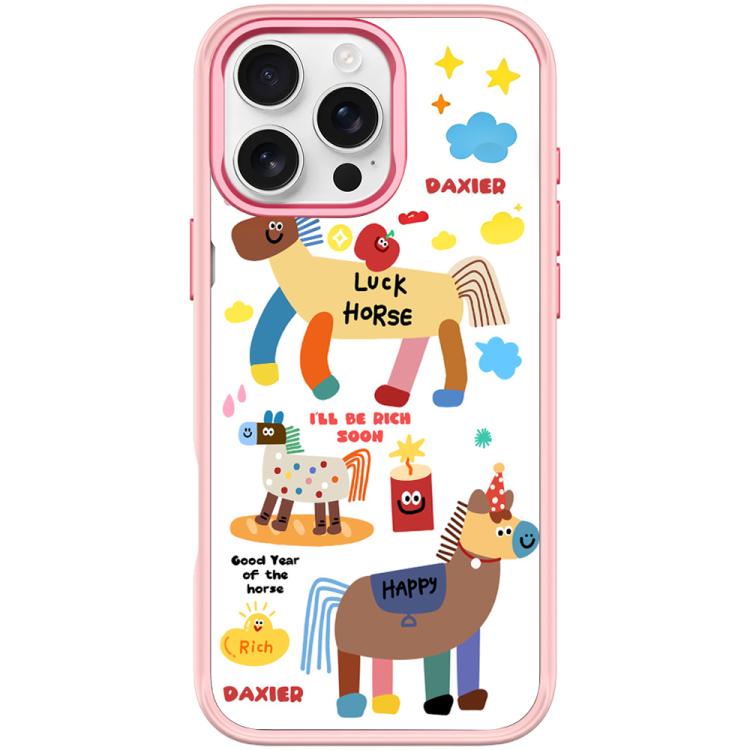 Get Rich Immediately Pattern Magnetic Phone Case, For iPhone 16 Pro Max, For iPhone 16 Pro, For iPhone 16 Plus, For iPhone 16