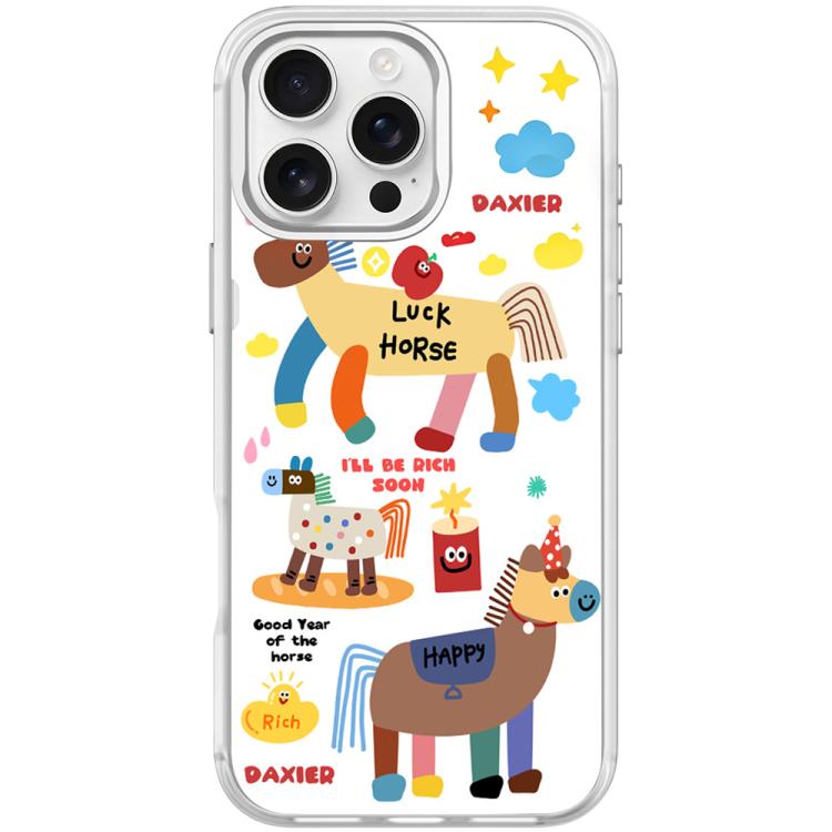 Get Rich Immediately Pattern Magnetic Phone Case, For iPhone 16 Pro Max, For iPhone 16 Pro, For iPhone 16 Plus, For iPhone 16