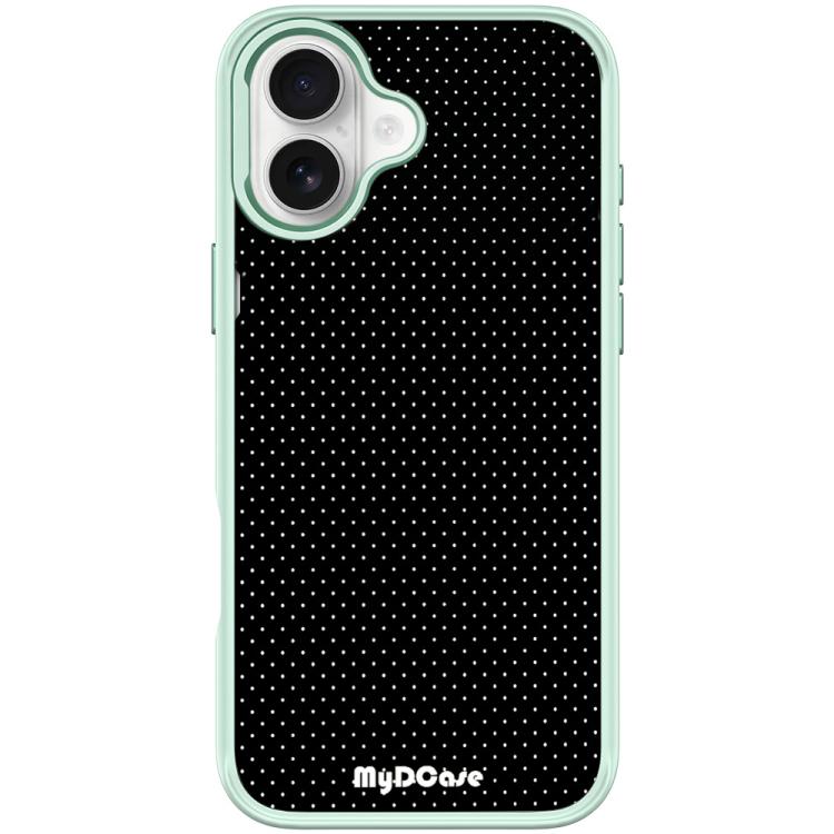 Black Dots Pattern Magnetic Phone Case, For iPhone 16 Pro Max, For iPhone 16 Pro, For iPhone 16 Plus, For iPhone 16