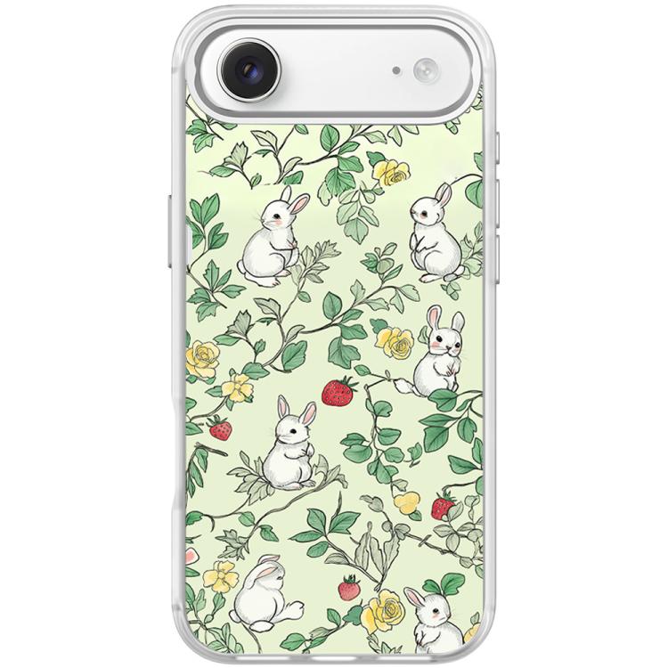 Branch Rabbit Pattern Magnetic Phone Case, For iPhone 17 Pro Max, For iPhone 17 Pro, For iPhone 17, For iPhone Air