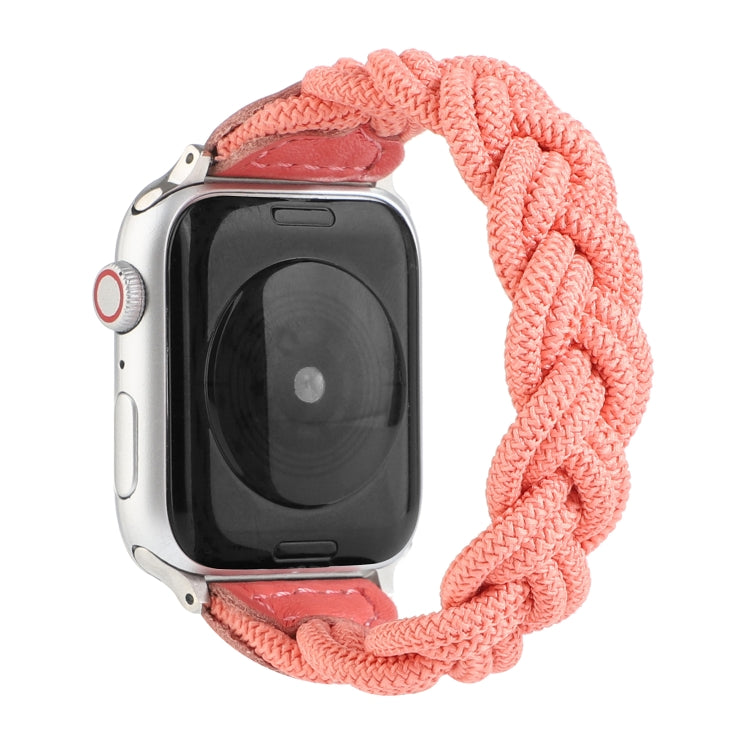 Elastic Woven Watchband For Apple Watch Series 6 & SE & 5 & 4 40mm / 3 & 2 & 1 38mm, 130mm