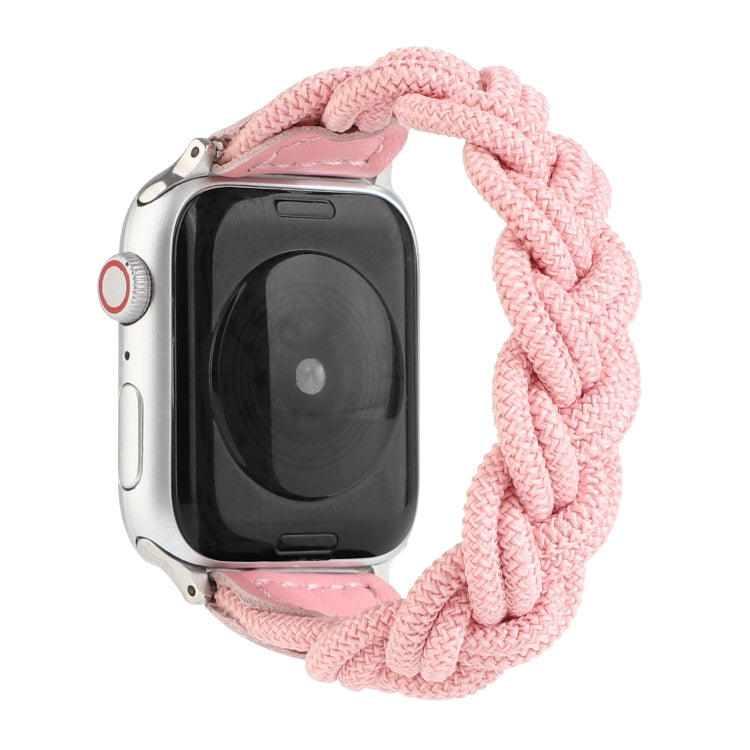 Elastic Woven Watchband For Apple Watch Series 6 & SE & 5 & 4 40mm / 3 & 2 & 1 38mm, 130mm