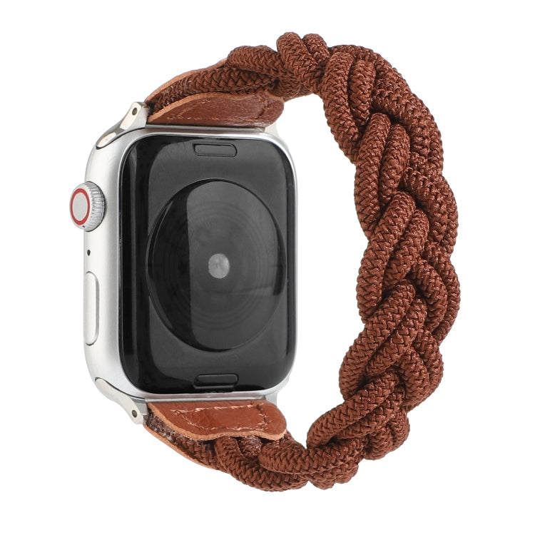 Elastic Woven Watchband For Apple Watch Series 6 & SE & 5 & 4 40mm / 3 & 2 & 1 38mm, 130mm