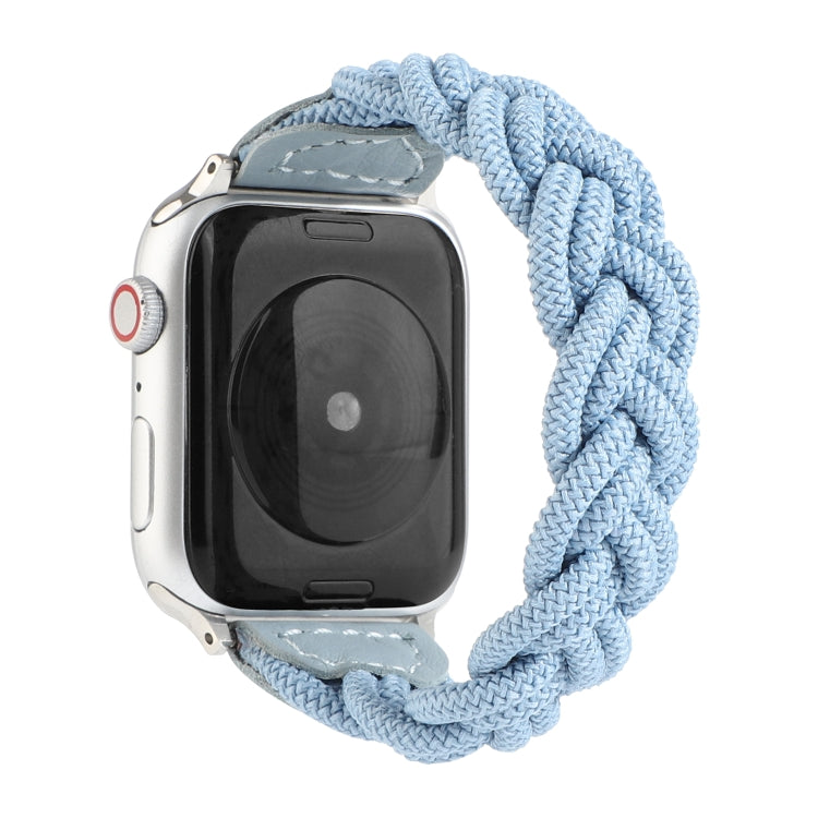 Elastic Woven Watchband For Apple Watch Series 6 & SE & 5 & 4 40mm / 3 & 2 & 1 38mm, 130mm