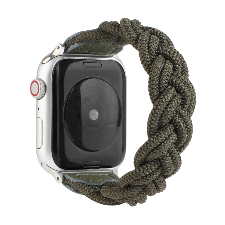 Elastic Woven Watchband For Apple Watch Series 6 & SE & 5 & 4 40mm / 3 & 2 & 1 38mm, 130mm