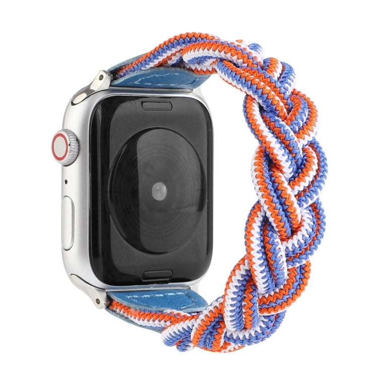 Elastic Woven Watchband For Apple Watch Series 6 & SE & 5 & 4 40mm / 3 & 2 & 1 38mm, 130mm