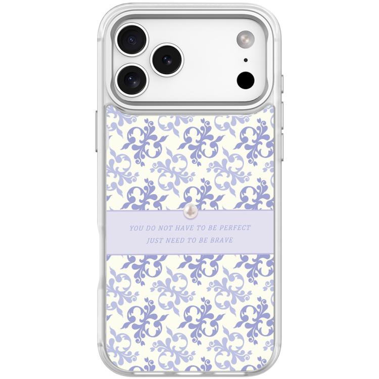 Light Purple Flower Pattern Magnetic Phone Case, For iPhone 17 Pro Max, For iPhone 17 Pro, For iPhone 17, For iPhone Air
