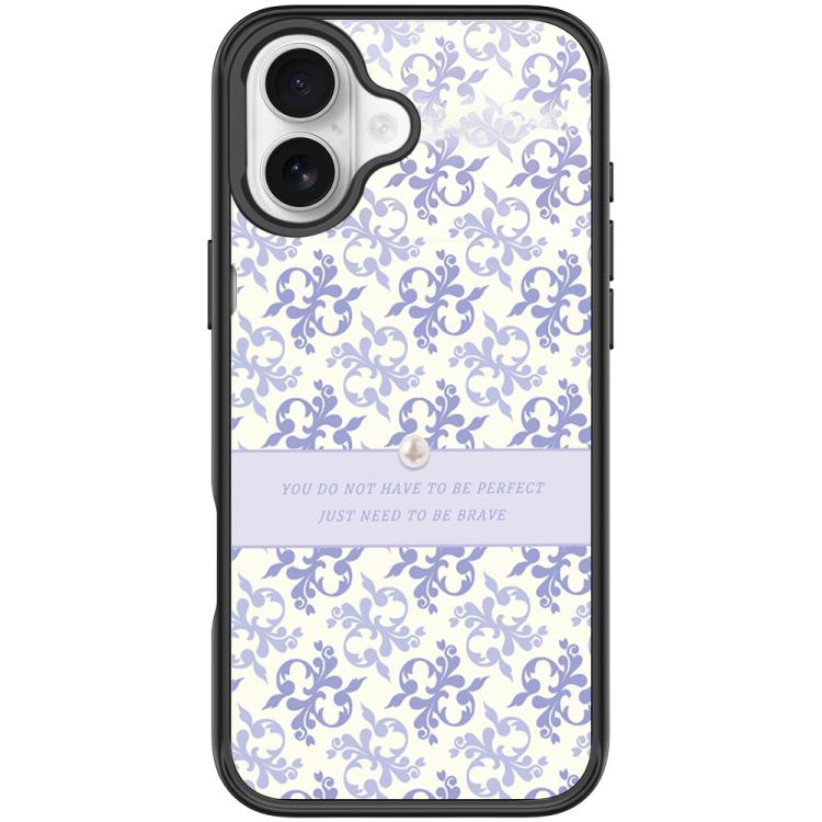 Light Purple Flower Pattern Magnetic Phone Case, For iPhone 17 Pro Max, For iPhone 17 Pro, For iPhone 17, For iPhone Air