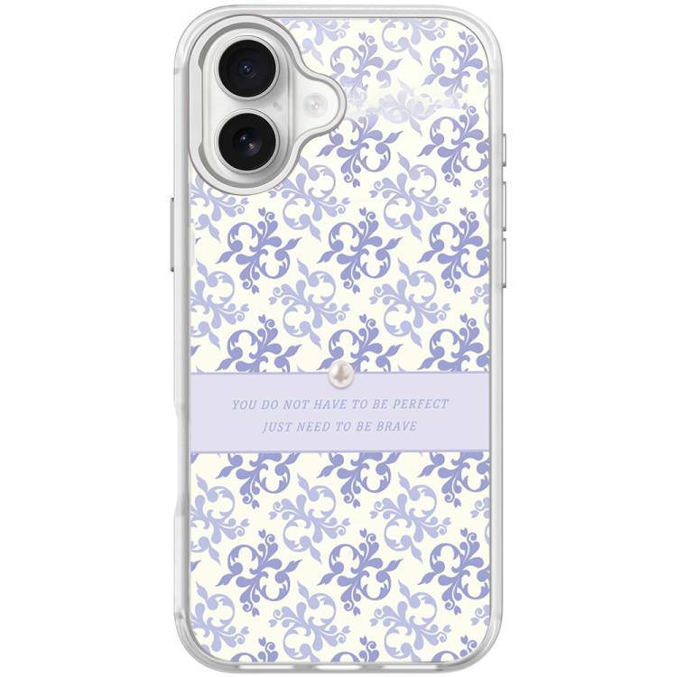 Light Purple Flower Pattern Magnetic Phone Case, For iPhone 17 Pro Max, For iPhone 17 Pro, For iPhone 17, For iPhone Air