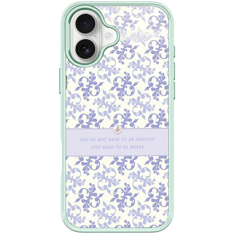 Light Purple Flower Pattern Magnetic Phone Case, For iPhone 17 Pro Max, For iPhone 17 Pro, For iPhone 17, For iPhone Air