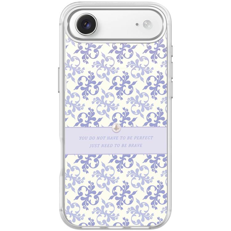 Light Purple Flower Pattern Magnetic Phone Case, For iPhone 17 Pro Max, For iPhone 17 Pro, For iPhone 17, For iPhone Air