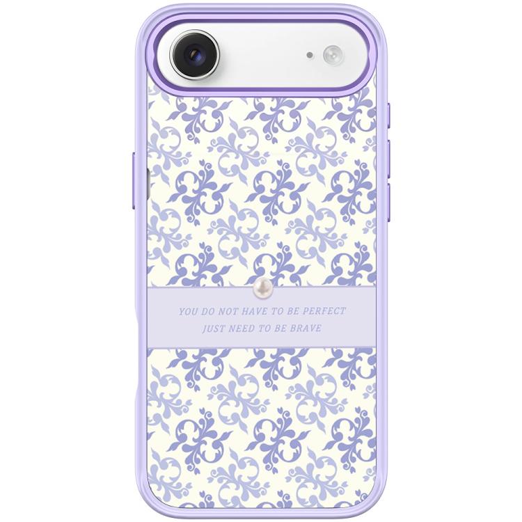 Light Purple Flower Pattern Magnetic Phone Case, For iPhone 17 Pro Max, For iPhone 17 Pro, For iPhone 17, For iPhone Air