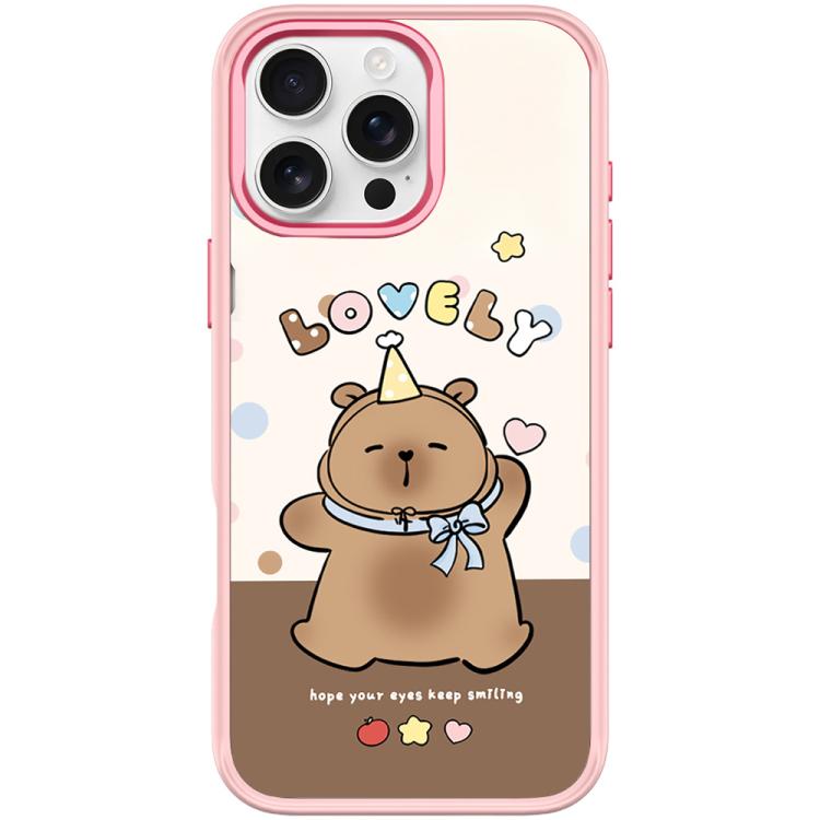 Adorable Little Capybara Pattern Magnetic Phone Case, For iPhone 16 Pro Max, For iPhone 16 Pro, For iPhone 15 Pro Max, For iPhone 15 Pro