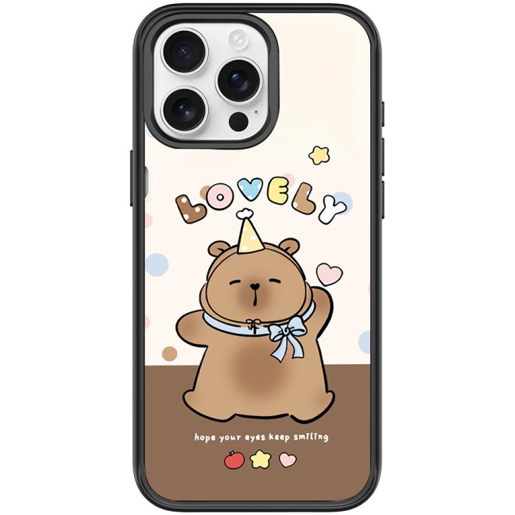 Adorable Little Capybara Pattern Magnetic Phone Case, For iPhone 16 Pro Max, For iPhone 16 Pro, For iPhone 15 Pro Max, For iPhone 15 Pro