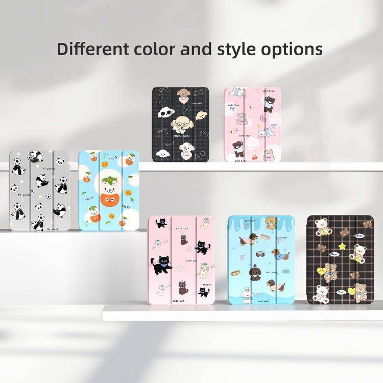 Mutural XingYi Series Tri-fold Vegan Leather Tablet Case, For iPad Pro 11 2025 / 2024, For iPad 2025 / 2022, For iPad Pro 11 2022 / 2021 / 2020