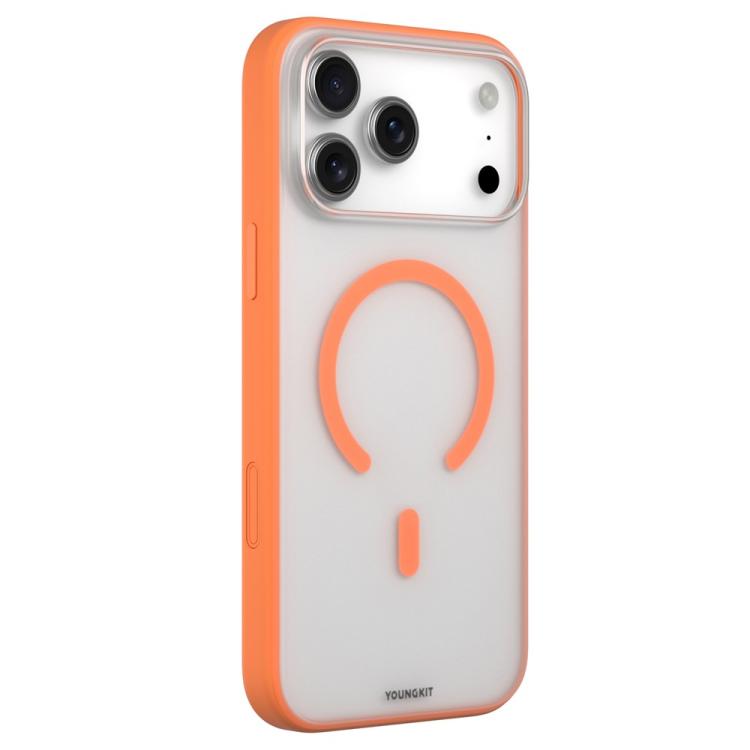 YOUNGKIT Clear Series Magnetic TPU PC Hybrid Phone Case, For iPhone 17 Pro Max, For iPhone 17 Pro