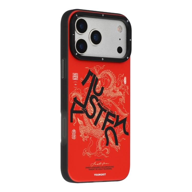 YOUNGKIT Loong Horse Spirit Series Magnetic TPU PC Hybrid Phone Case, For iPhone 17 Pro Max, For iPhone 17 Pro