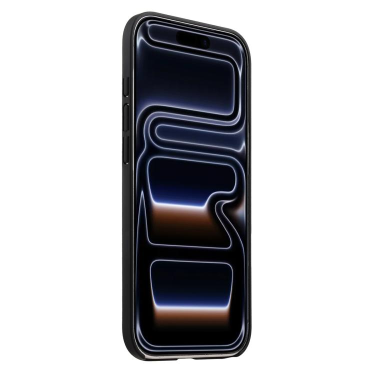 melkco Litchi Texture Magnetic Full Coverage Genuine Leather Hybrid PC Phone Case, For iPhone 17 Pro Max, For iPhone 17 Pro, For iPhone Air