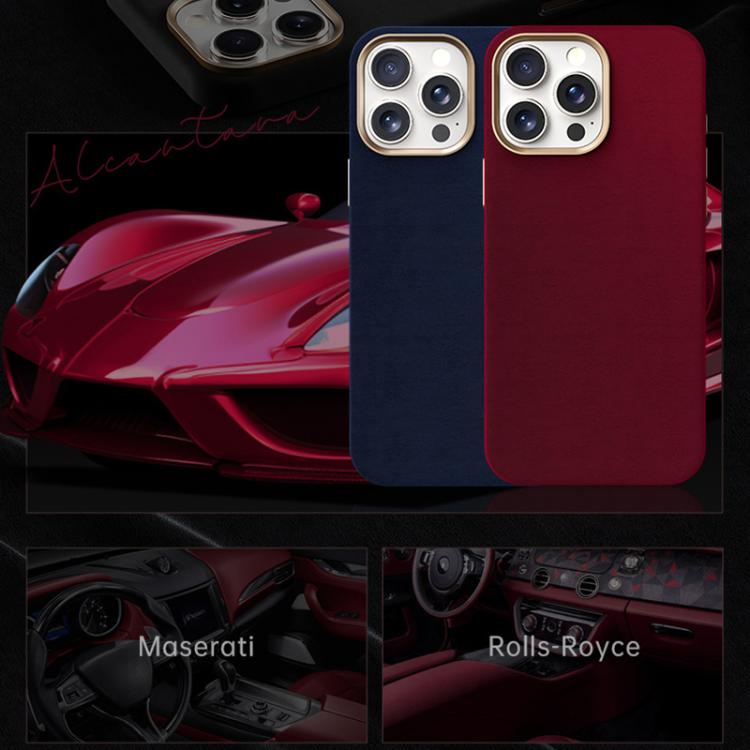 Ottilan Series Full Coverage Magnetic Microfiber Leather PC Phone Case, For iPhone 14 Pro, For iPhone 14 Pro Max, For iPhone 13 Pro Max