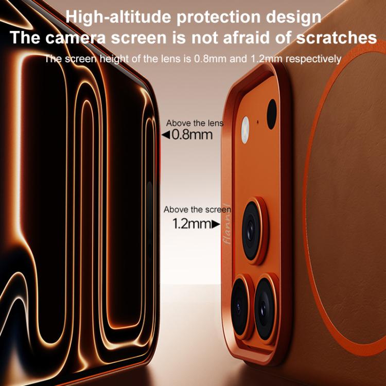 Elephant Leather Full Coverage Magnetic Microfiber Leather PC Phone Case, For iPhone 17 Pro Max, For iPhone 17 Pro, For iPhone 17