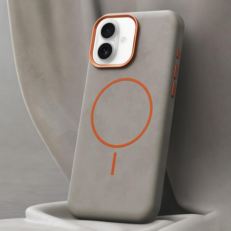Elephant Leather Full Coverage Magnetic Microfiber Leather PC Phone Case, For iPhone 16, For iPhone 15 Pro Max, For iPhone 15 Pro