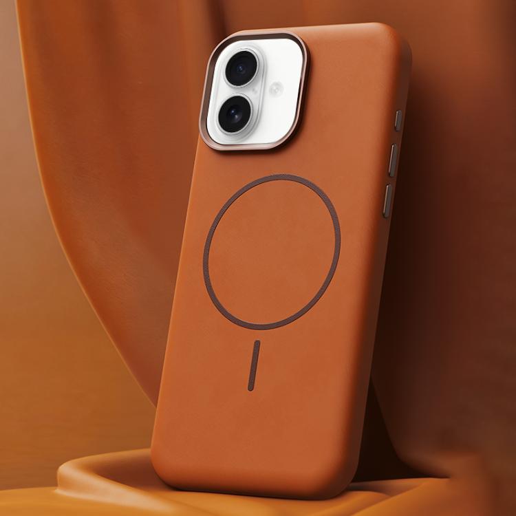 Elephant Leather Full Coverage Magnetic Microfiber Leather PC Phone Case, For iPhone 16, For iPhone 15 Pro Max, For iPhone 15 Pro