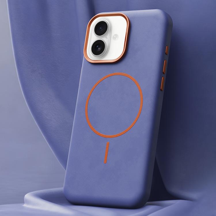 Elephant Leather Full Coverage Magnetic Microfiber Leather PC Phone Case, For iPhone 16, For iPhone 15 Pro Max, For iPhone 15 Pro