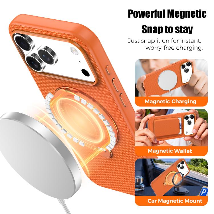 Tech Fabric 360 Rotation Holder Magnetic Phone Case, For iPhone 13, For iPhone 12, For iPhone 12 Pro Max, For iPhone 12 Pro
