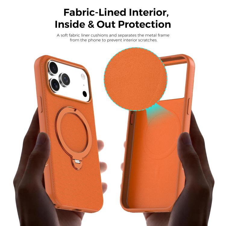 Tech Fabric 360 Rotation Holder Magnetic Phone Case, For iPhone 13, For iPhone 12, For iPhone 12 Pro Max, For iPhone 12 Pro