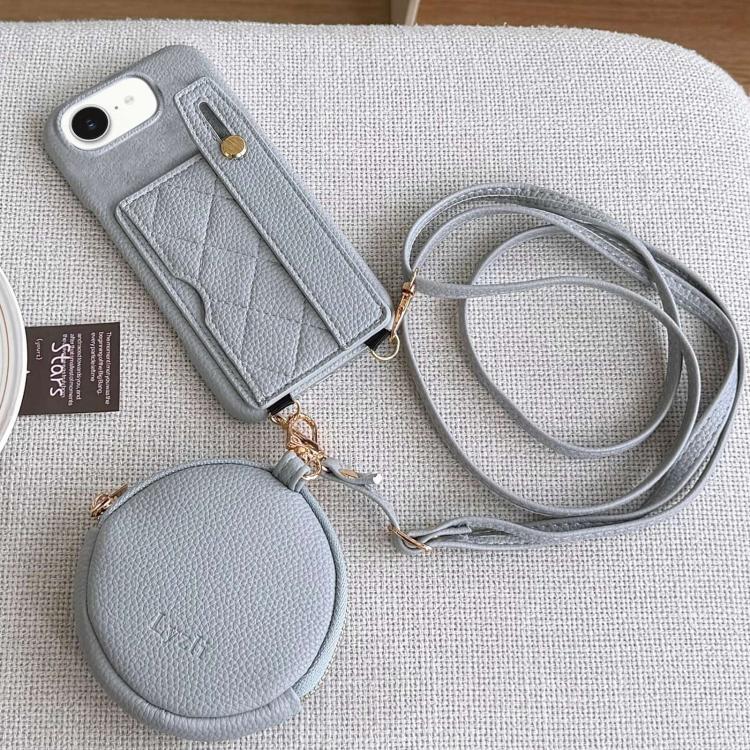 Diamond Pattern Wristband Card Slot PU Phone Case with Small Wallet, For iPhone 14 Pro Max, For iPhone SE 2022 / SE 2020 / 8 / 7