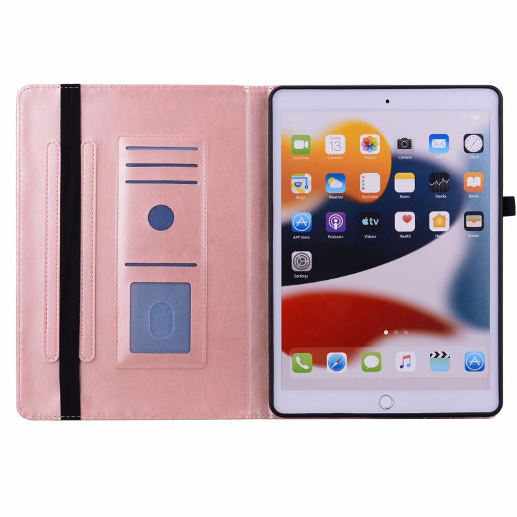 Floral Embossed Pattern Vegan Leather Tablet Case, For iPad Pro 12.9 2020 2021