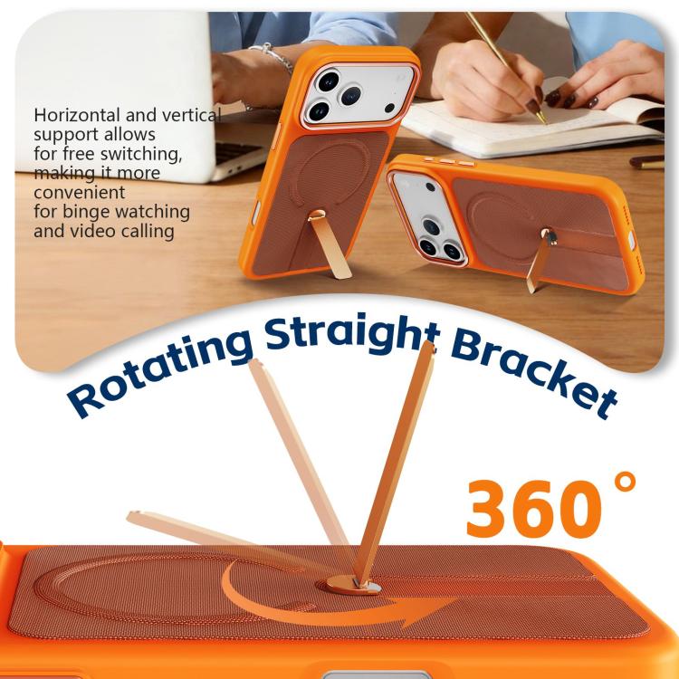 Tech Fabric Rotating Stand Magnetic Phone Case, For iPhone 15 Pro Max, For iPhone 15 Pro, For iPhone 15 Plus
