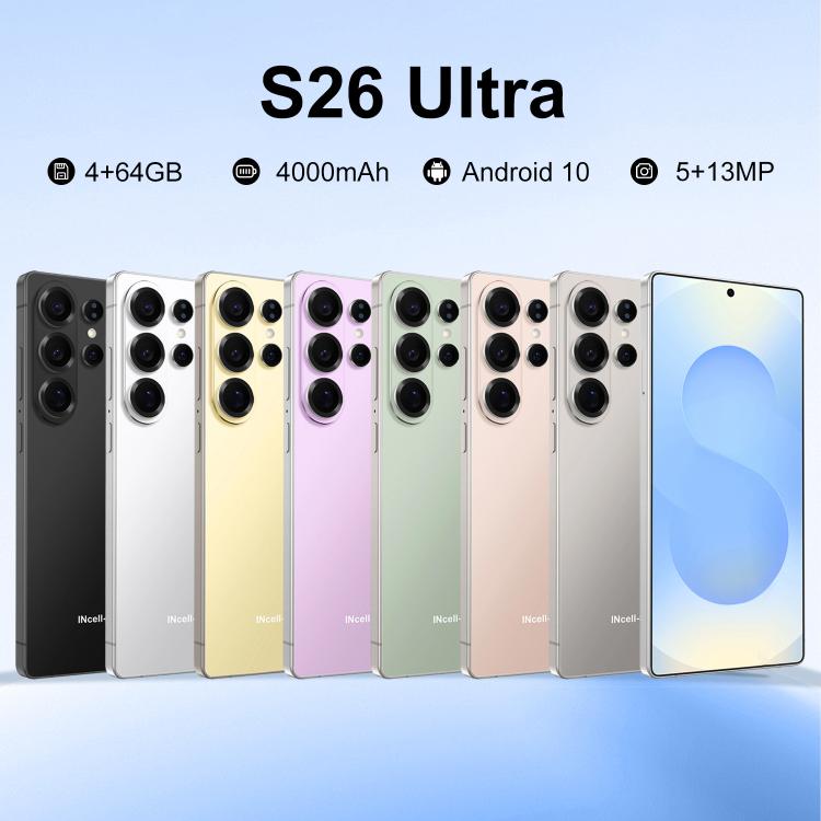 S26 Ultra / B9S, 4GB+64GB, 6.75 inch Android 10 MTK6739 Quad Core, Network: 4G, OTG, Dual SIM, AU Plug