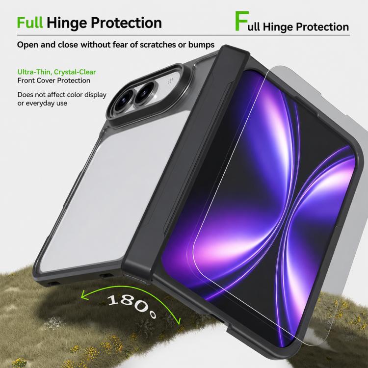 Armor Magnetic Holder PC Hybrid TPU Phone Case, For iPhone Duo
