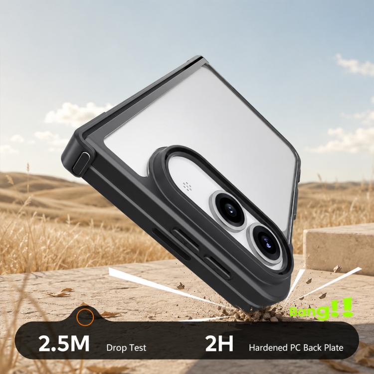 Armor Magnetic Holder PC Hybrid TPU Phone Case, For iPhone Duo