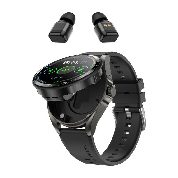 F36 1.46 inch HD Screen 2 in 1 Wireless Earphone Smart Watch, Support Dual-Device Connection