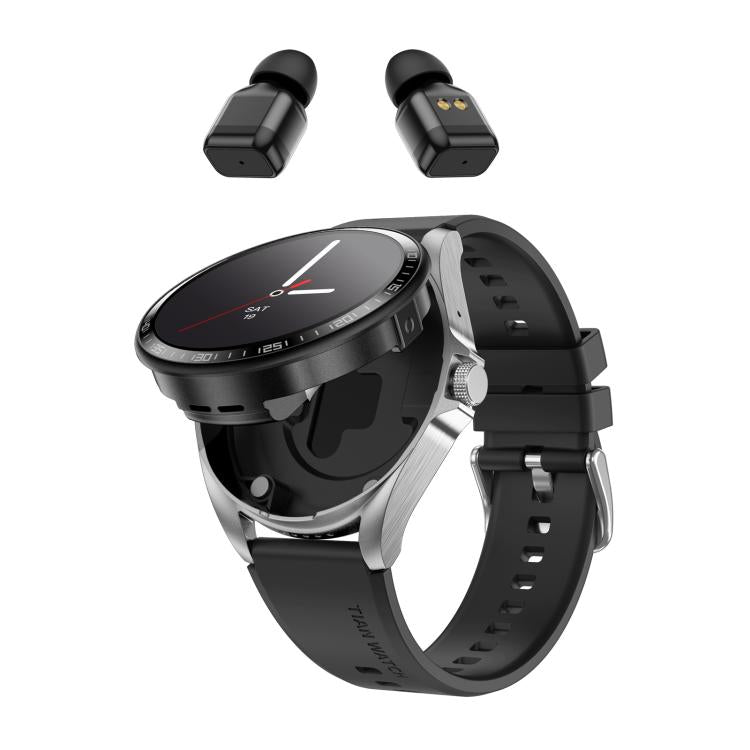 F36 1.46 inch HD Screen 2 in 1 Wireless Earphone Smart Watch, Support Dual-Device Connection
