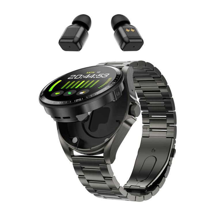 F36 1.46 inch HD Screen 2 in 1 Wireless Earphone Smart Watch, Support Dual-Device Connection