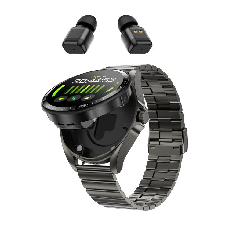 F36 1.46 inch HD Screen 2 in 1 Wireless Earphone Smart Watch, Support Dual-Device Connection