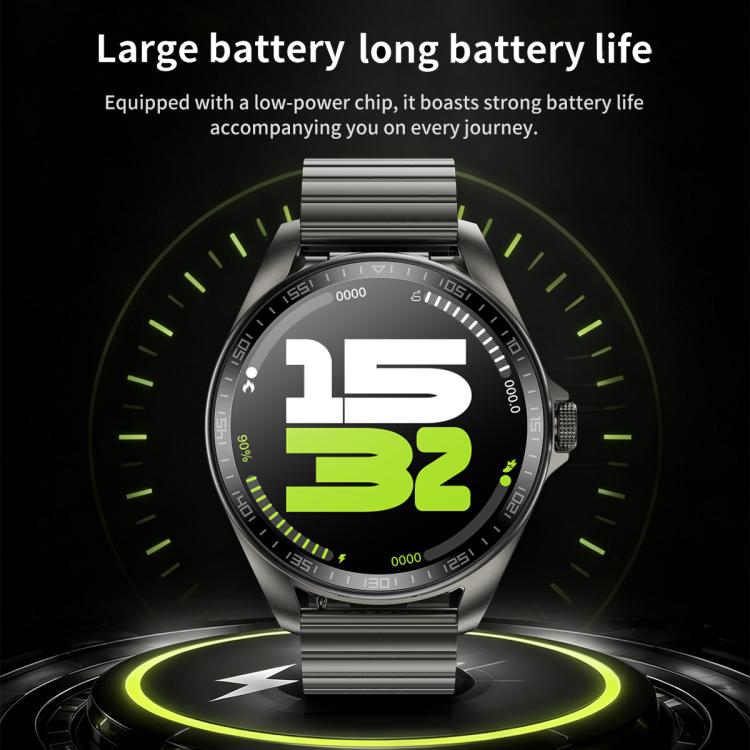 F36 1.46 inch HD Screen 2 in 1 Wireless Earphone Smart Watch, Support Dual-Device Connection