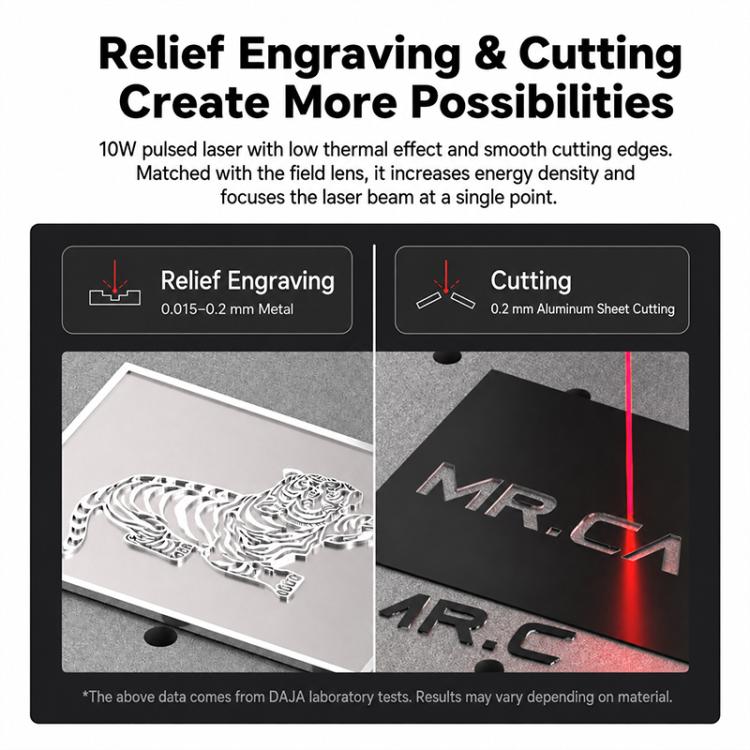 DAJA M1 Ultra Mini Fiber Laser Marking Machine 10W High-Power Fully Automatic Fiber Optic Engraving Machine, M1 Ultra, M1 Ultra + Rotary Axis, M1 Ultra + Rotary Clamp, M1 Ultra + Rotary Axis + Clamp