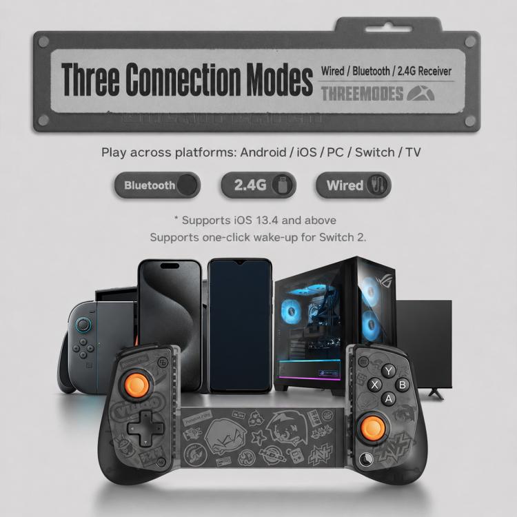 GameSir X5s Wireless Telescopic Mobile Gaming Controller, X5s
