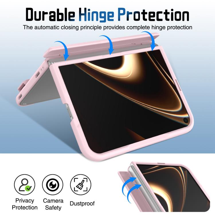 Film Integrated Lens Frame Bracket Phone Case with Wristband, For iPhone Duo