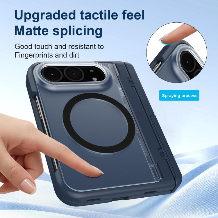 Integrated Skin-Friendly Magnetic Phone Case with Holder, For iPhone Duo