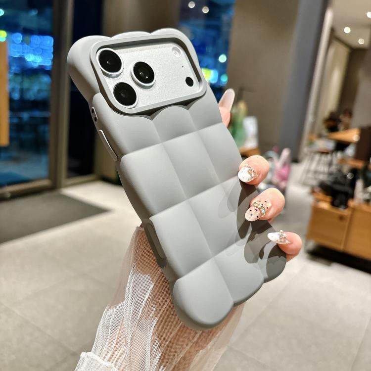 Solid Color Cloud Square TPU Phone Case, For iPhone 17 Pro Max, For iPhone 17 Pro, For iPhone 17
