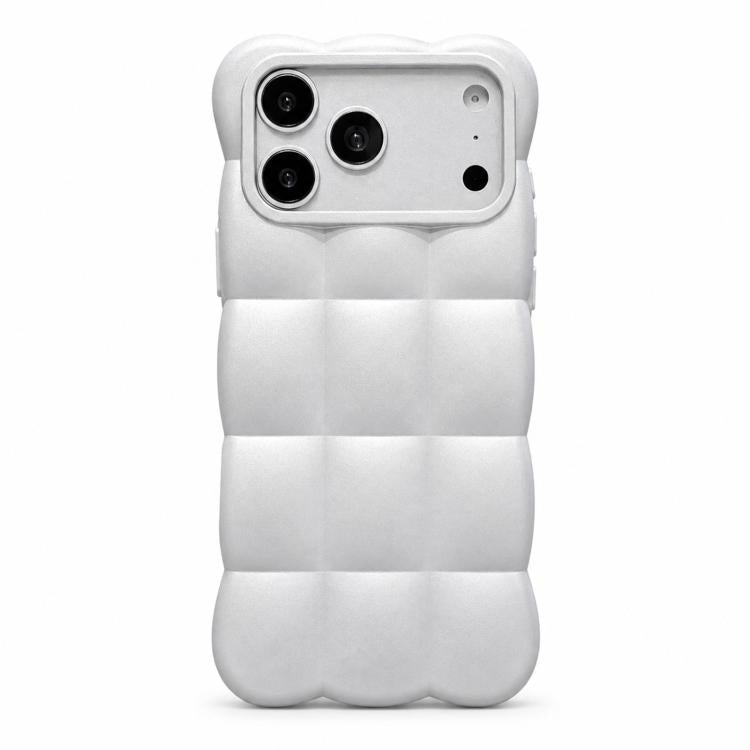 Solid Color Cloud Square TPU Phone Case, For iPhone 17 Pro Max, For iPhone 17 Pro, For iPhone 17