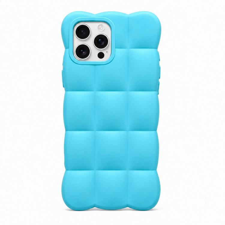 Solid Color Cloud Square TPU Phone Case, For iPhone 16 Pro Max, For iPhone 16 Pro, For iPhone 16 Plus