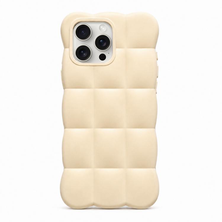 Solid Color Cloud Square TPU Phone Case, For iPhone 16, For iPhone 15 Pro Max, For iPhone 15 Pro